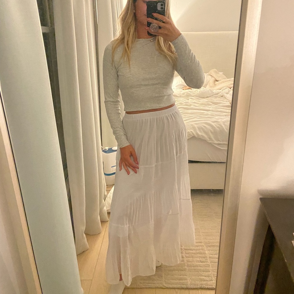 White maxi skirt medium